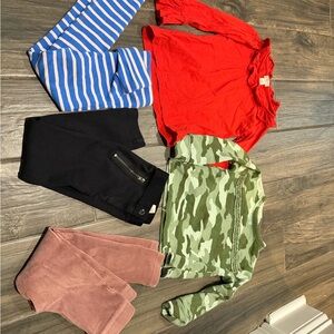 J. Crew girls Tops & Pants Lot - long sleeve and long pants fall winter size 4